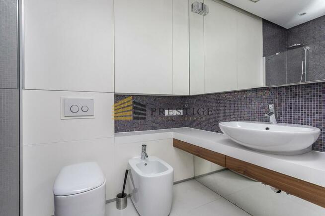 Dwupoziomowy penthouse na Mokotowie