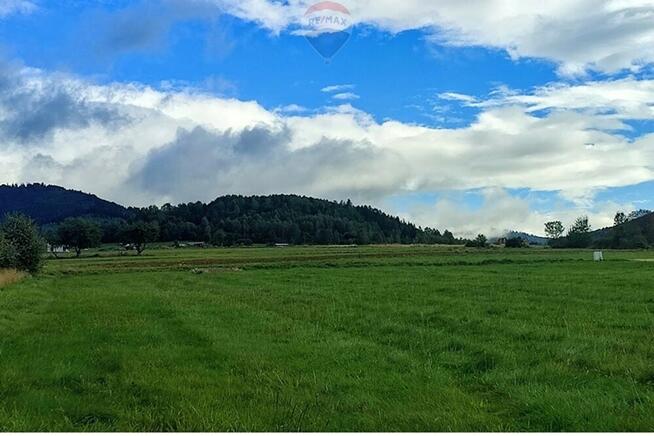 Działka 0,6a w Milówce - widok na góry, blisko PKP