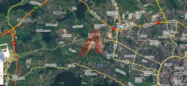 Działka budowlana Kraków Krowodrza, Bronowice, Żeleńskiego