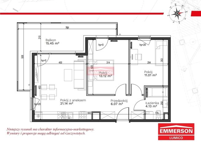 Taras 15,45 m2 | Malownicza okolica | Gotowe