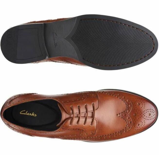 Clarks Bradish piękne brogsy