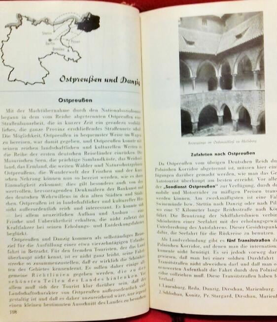 Hallwag Autoführer von Deutschland 1937/38