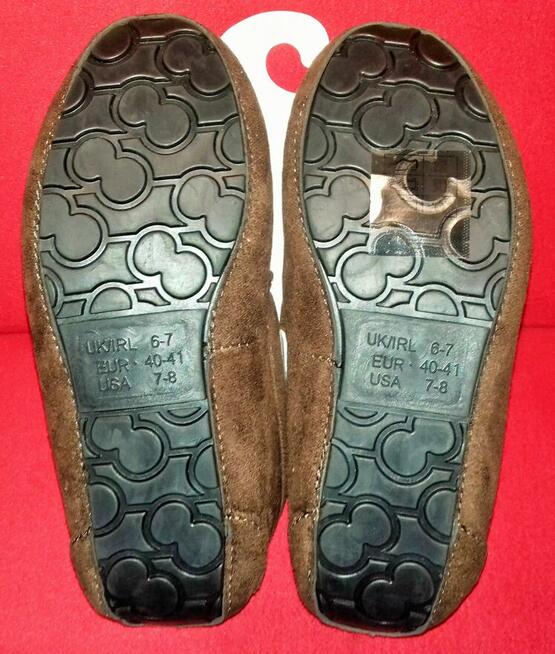 Bambosze męskie ciepłe kapcie 40