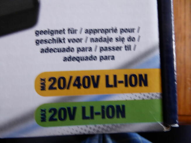 Nieużywana ładowarka 20/40V/4A ACTIVE ENERGY