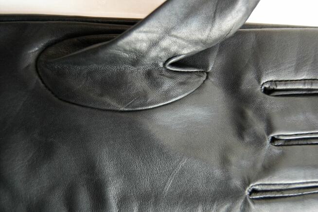 Rękawiczki damskie ocieplane Wittchen skóra naturalna czarne