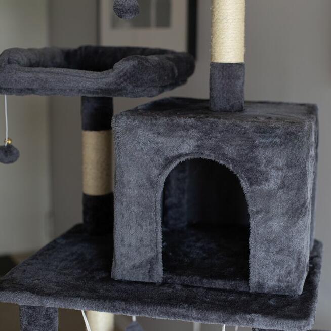 Duży drapak dla kota 170cm DK6 domek legowisko hamak