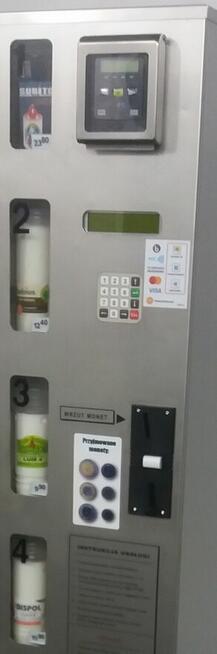 Zniczomat TM4 do wkładów z płatnością got. i bezgotówkową