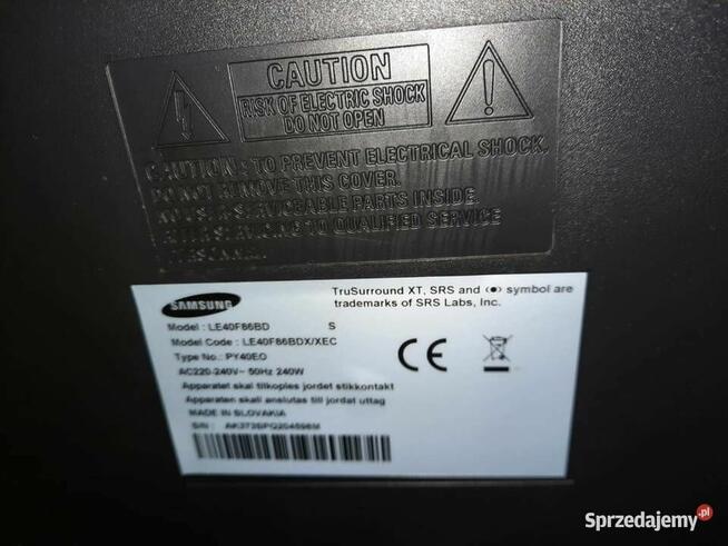 TELEWIZOR SAMSUNG LE40