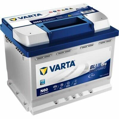 Akumulator 60Ah 640A Varta Blue Dynamic EFB