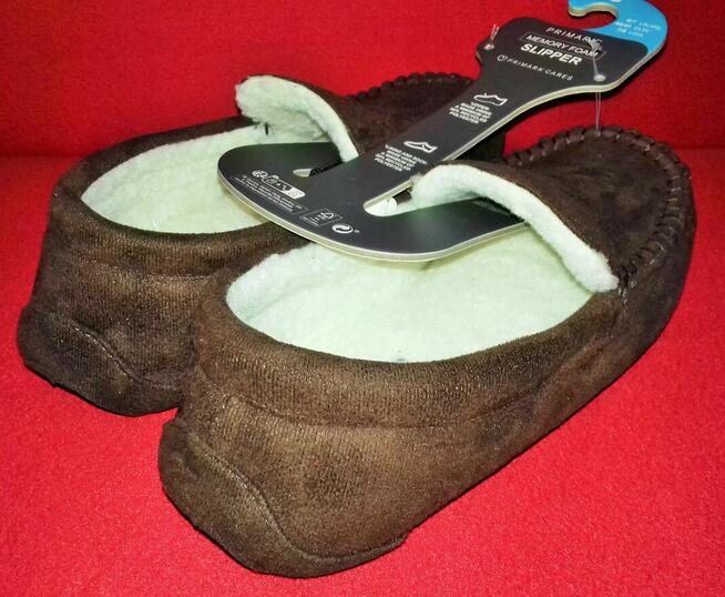 Bambosze męskie ciepłe kapcie 41