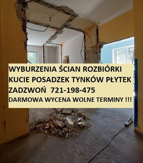 Skuwanie posadzek / kucie betonu / rozbiórki i wyburzenia