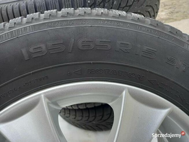 Kompletne koła 195/65R15 5x112z oponami ZIMOWYMI