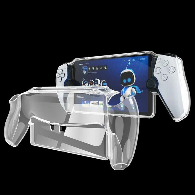 Etui JYS P5187 do Sony PlayStation Portal Przezroczysty.