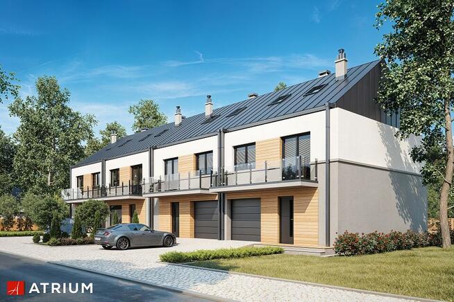 Nowoczesny dom w zabudowie szeregowej 116m