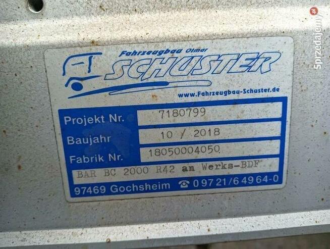 Winda załadowcza BAR Cargolift BC 2000 2018r - udźwig 2000kg