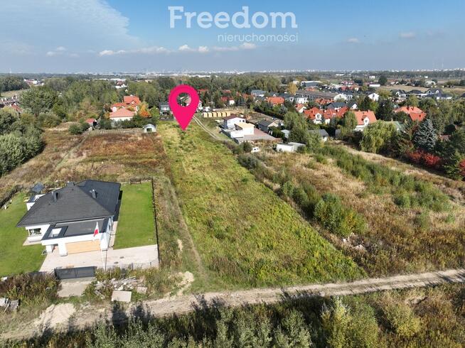 Działka budowlana 1284 m2, media, Dawidy Bankowe