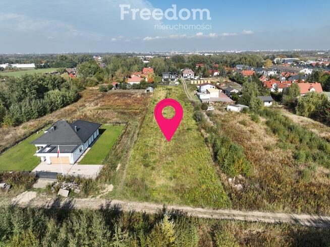 Działka budowlana 1284 m2, media, Dawidy Bankowe