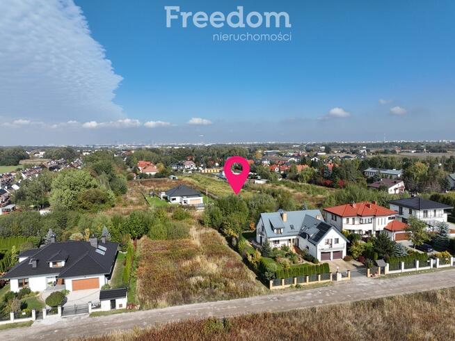 Działka budowlana 1284 m2, media, Dawidy Bankowe