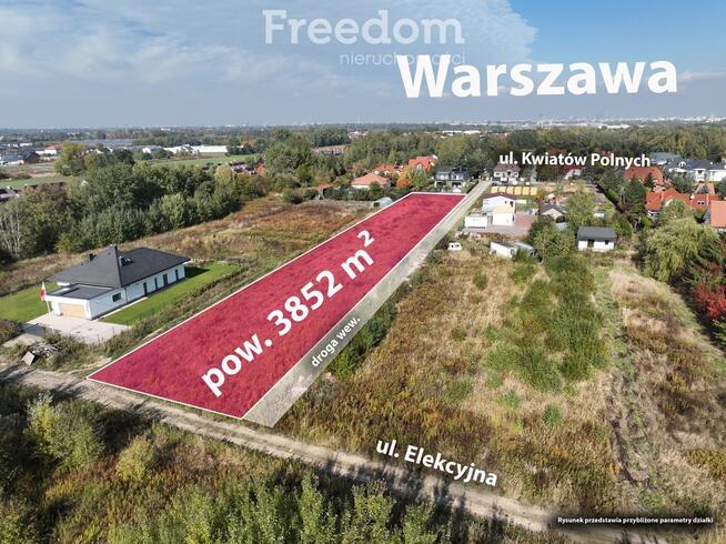 Kompleks działek, Dawidy Bankowe, media