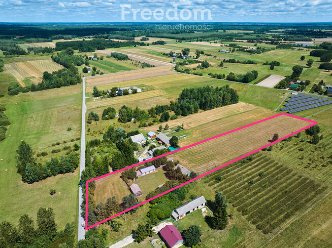 Malownicze siedlisko Żalin, działka 0,92ha.