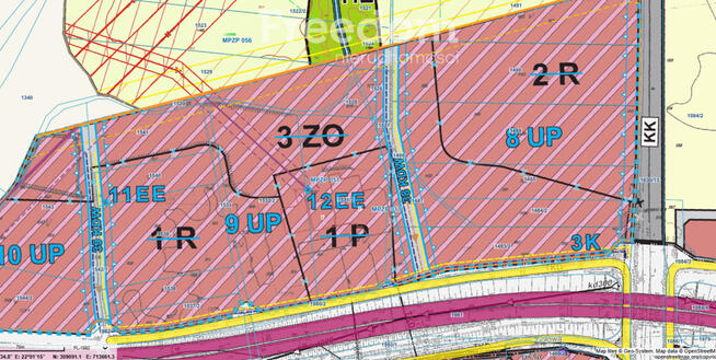 Teren 2 ha z zabudową, MPZP
