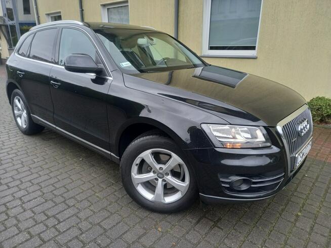 Audi Q5 2.0Tdi 163KM Skóry GrzaneFotele Navi Tempomat 100%Bezwypadkowy Zadbany