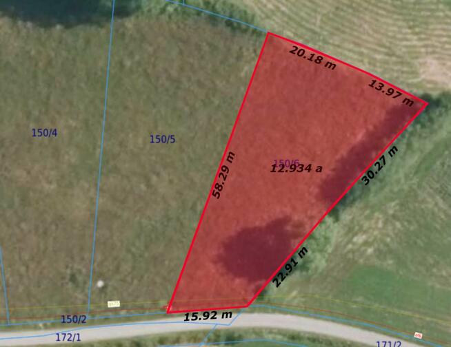 Działka budowlana Laskowa,