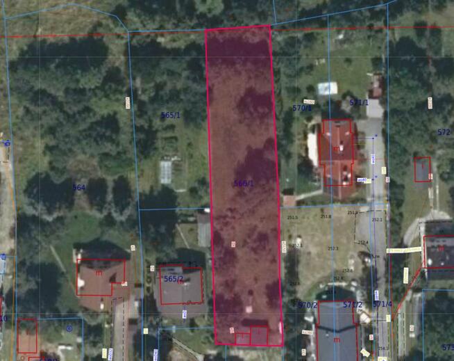 Działka inwestycyjna Wieliczka, Widok