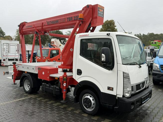 Nissan Cabstar Podnośnik Koszowy 22m RUTHMANN TBR 220 Zwyżka Wumag GSR 14m w bok P7