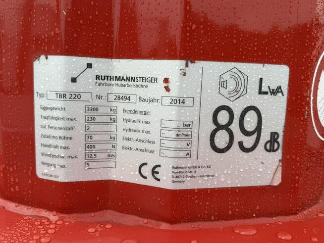 Nissan Cabstar Podnośnik Koszowy 22m RUTHMANN TBR 220 Zwyżka Wumag GSR 14m w bok P7