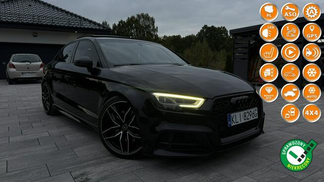 Audi S3 2.0tfsi quattro 367KM full opcja ledy panorama kamera skóry zamiana gw