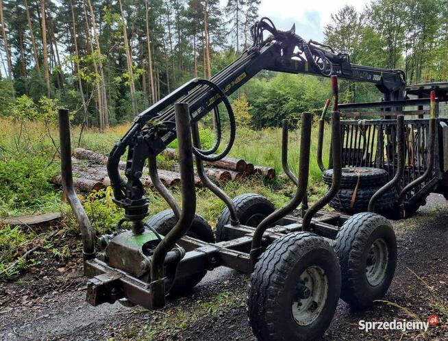 Przyczepa Leśna Fao Far 61+zuraw Fao Far 2250