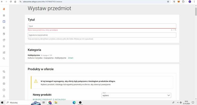 Poszukuję osoby do stałej współpracy przy obsłudze sprzedaży
