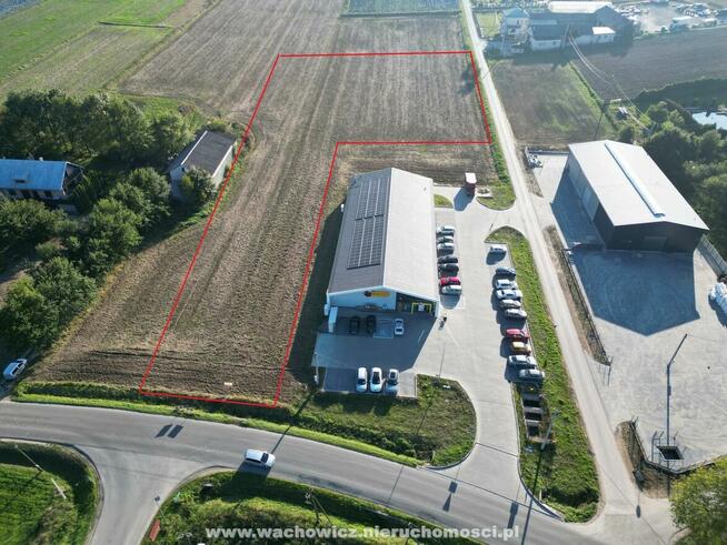 Działka usługowa w Charsznicy, obok Biedronki