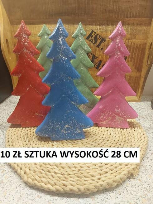 Brodacze świąteczne skrzat gipsowy Boże Narodzenie krasnale