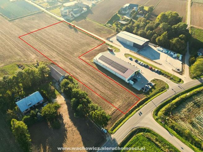 Działka usługowa w Charsznicy, obok Biedronki