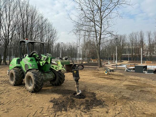 Prace ziemne, usługi ładowarką, glebogryzarka separacyjna