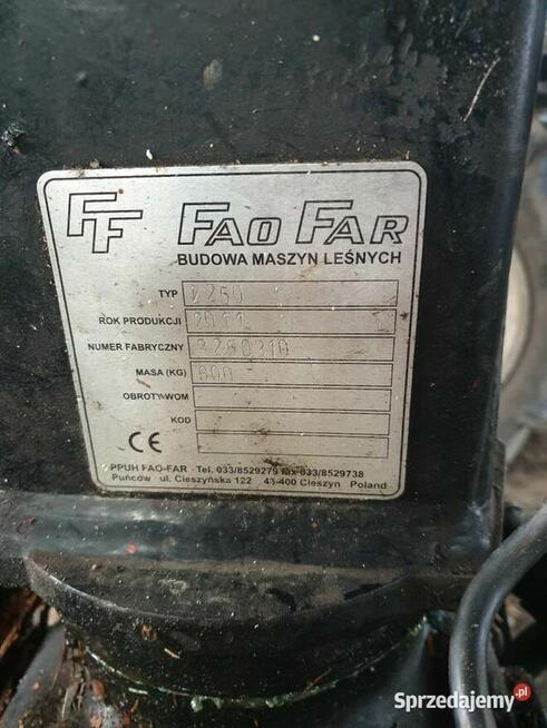 Przyczepa Leśna Fao Far 61+zuraw Fao Far 2250