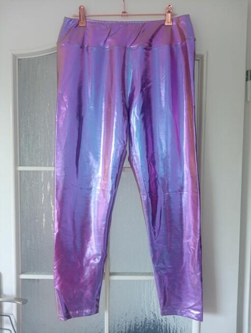 Holograficzne legginsy, XL