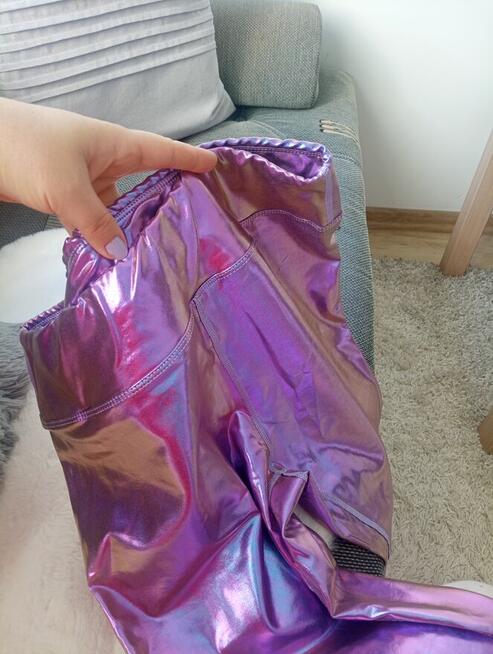 Holograficzne legginsy, XL