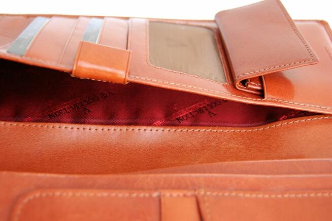 Portfel męski Vip Collection skóra naturalna koniakowy brąz