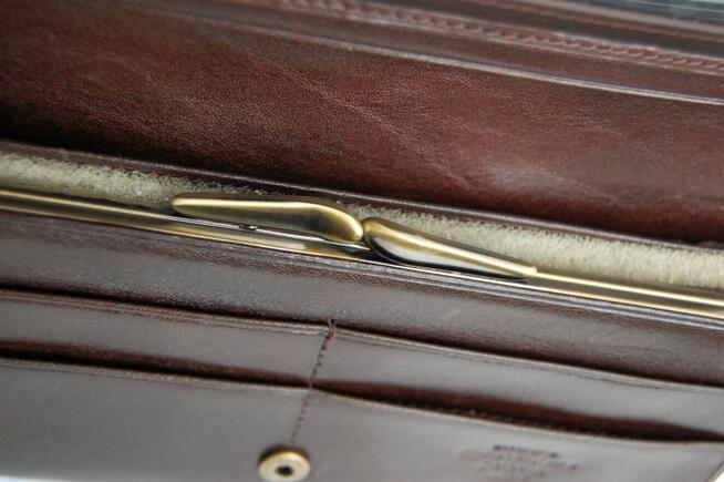 Portfel damski, portmonetka Arizona, Wittchen, skóra, brąz