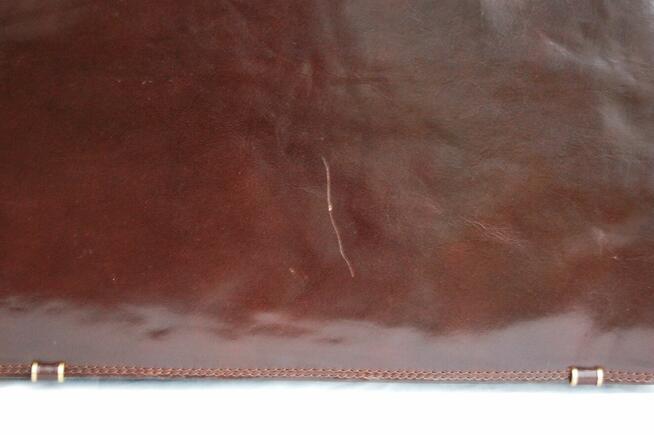 Sagan, nowa torba, teczka męska, skórzana, skóra, brąz