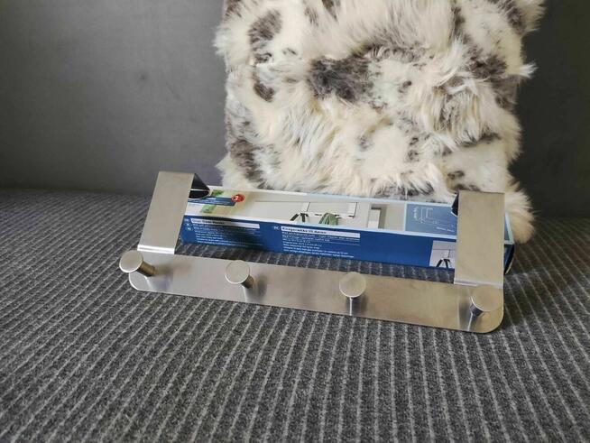 Wieszak na Drzwi Srebrny stal nierdzewna uchwyt na kurtki