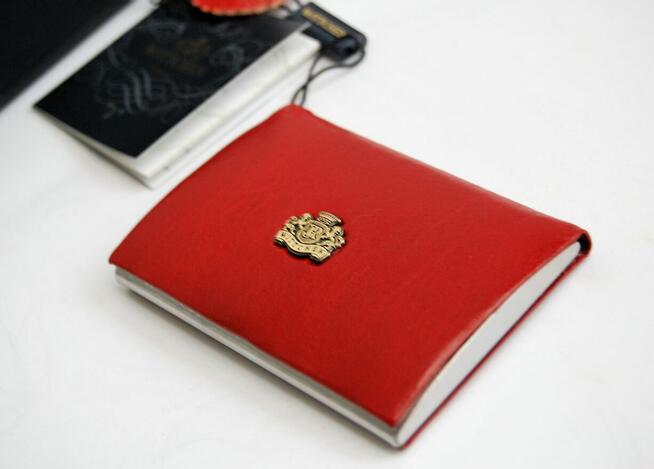 Wittchen, Arizona, etui na wizytówki, czerwona skóra natural