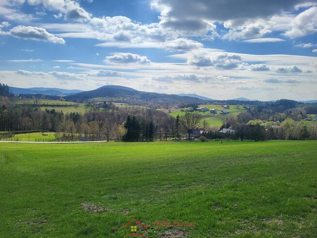 Stare Rybie, gm. Limanowa, widokowa działka z WZ na budowę domu