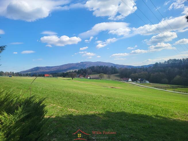 Stare Rybie, gm. Limanowa, widokowa działka z WZ na budowę domu