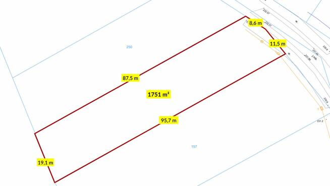 Działka budowlana Łagiewniki Małe gm. Pawonków, Przyjaźni