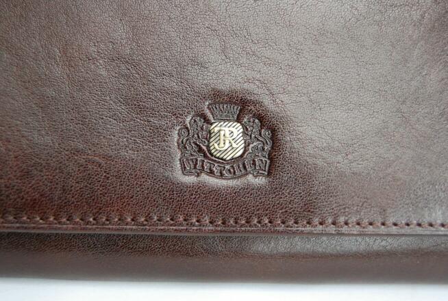 Portfel damski, portmonetka Arizona, Wittchen, skóra, brąz