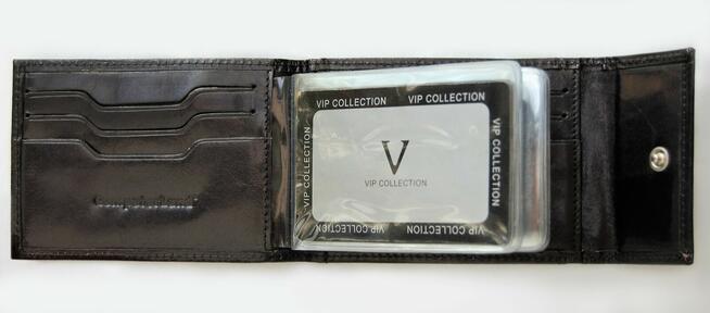 Wizytownik, etui na wizytówki i karty Vip Collection, skóra